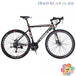 Велосипед 28 д 51 ROAD 700C-3 черно-белый